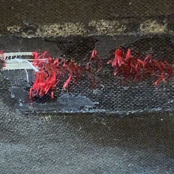 Vintage box purse with coin & tree wood top - Picture 5 of 9